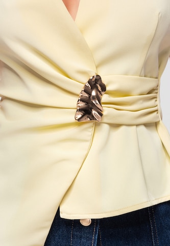 Ombre Blouse in Geel