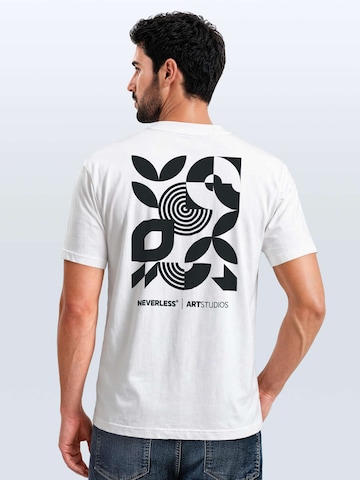 Neverless Shirt 'Modern Art' in White