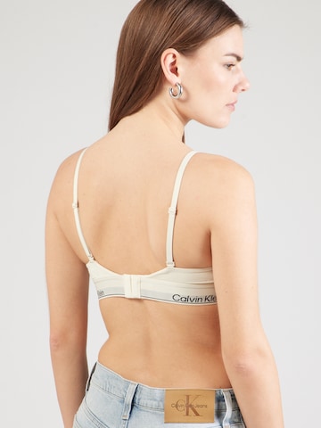 balts Calvin Klein Underwear Trijstūra formas Krūšturis