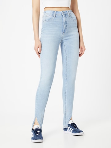 Calvin Klein Jeans - Skinny Vaquero en azul: frente