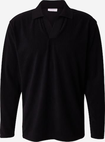 T-Shirt Lindbergh en noir : devant
