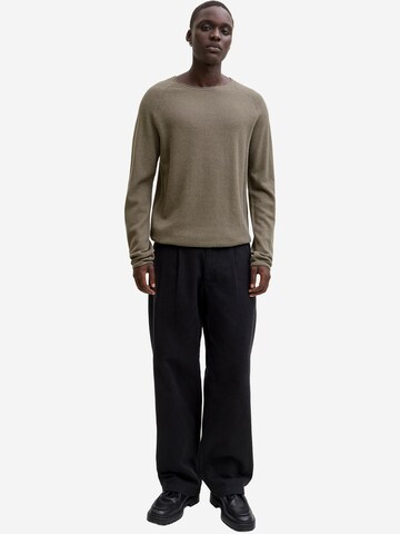JACK & JONES - Regular Fit Pullover 'Hill' em castanho