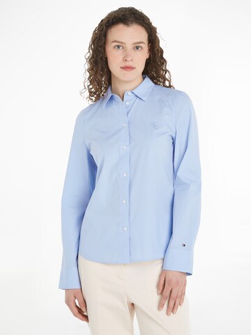 TOMMY HILFIGER Blouse 'Essential' in Blauw: voorkant