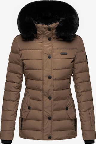 Veste d’hiver NAVAHOO en marron : devant