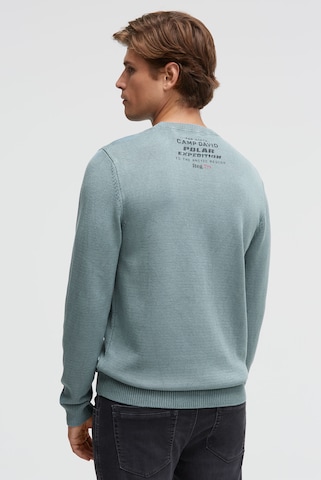 Pull-over CAMP DAVID en vert