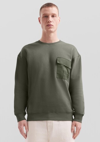 QS Sweatshirt in Grün: Vorderseite