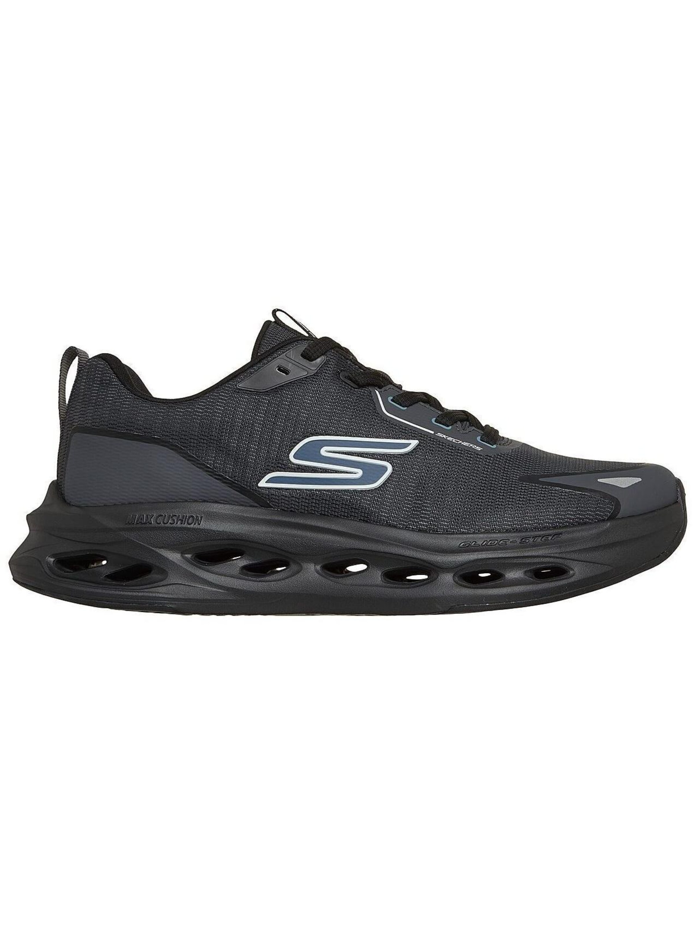 Scarpa sportiva 'Max Cushioning Glide-step - T' di SKECHERS in nero