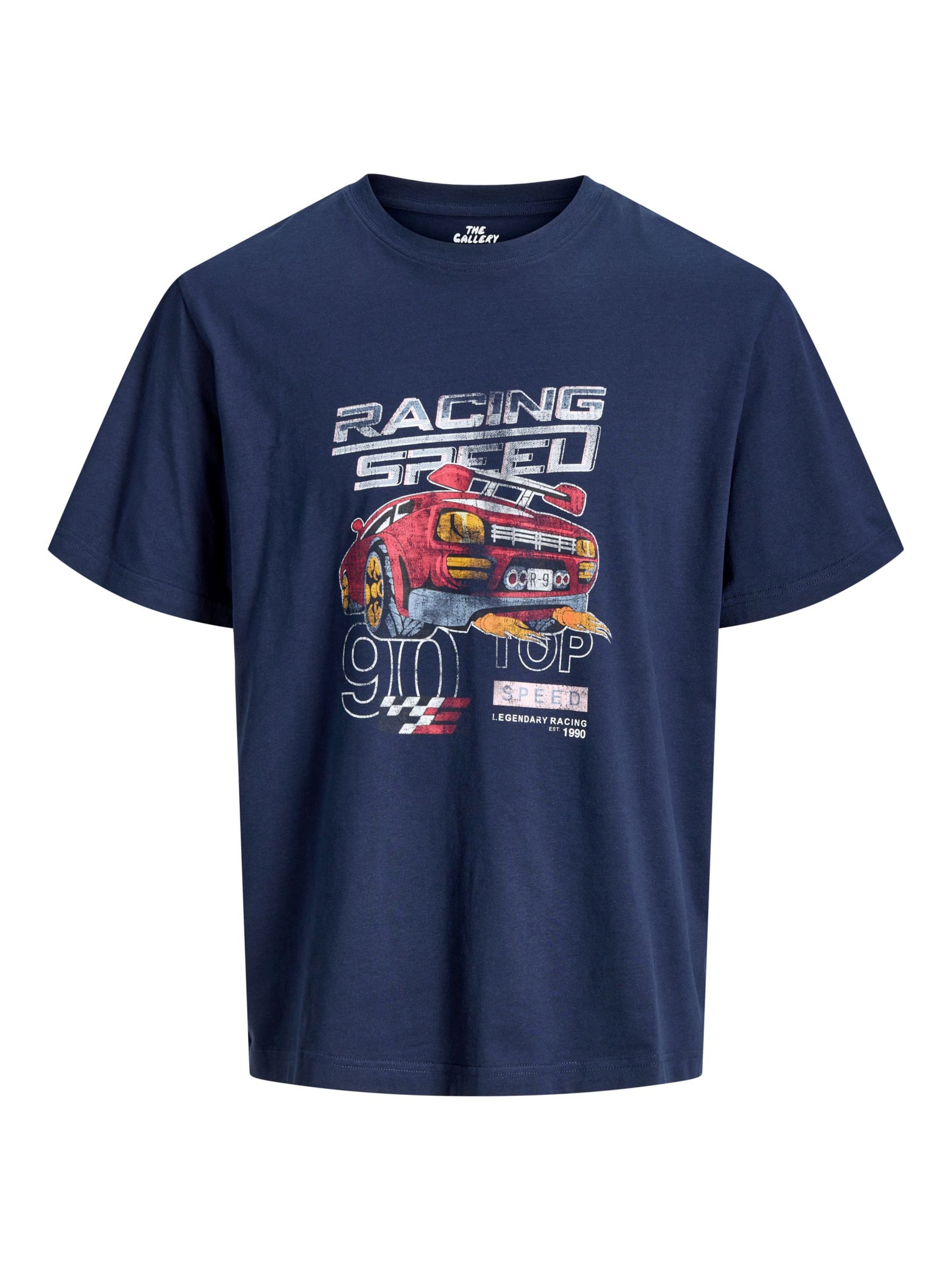 Jack & Jones Plus Shirt in Blauw: voorkant