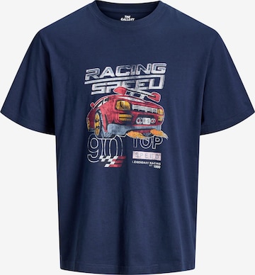 Jack & Jones Plus Shirt in Blauw: voorkant