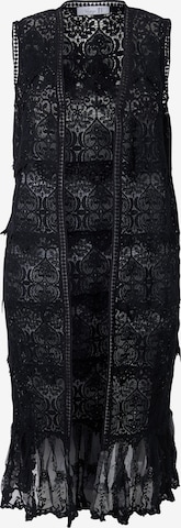 MIAMODA Kimono in Black: front