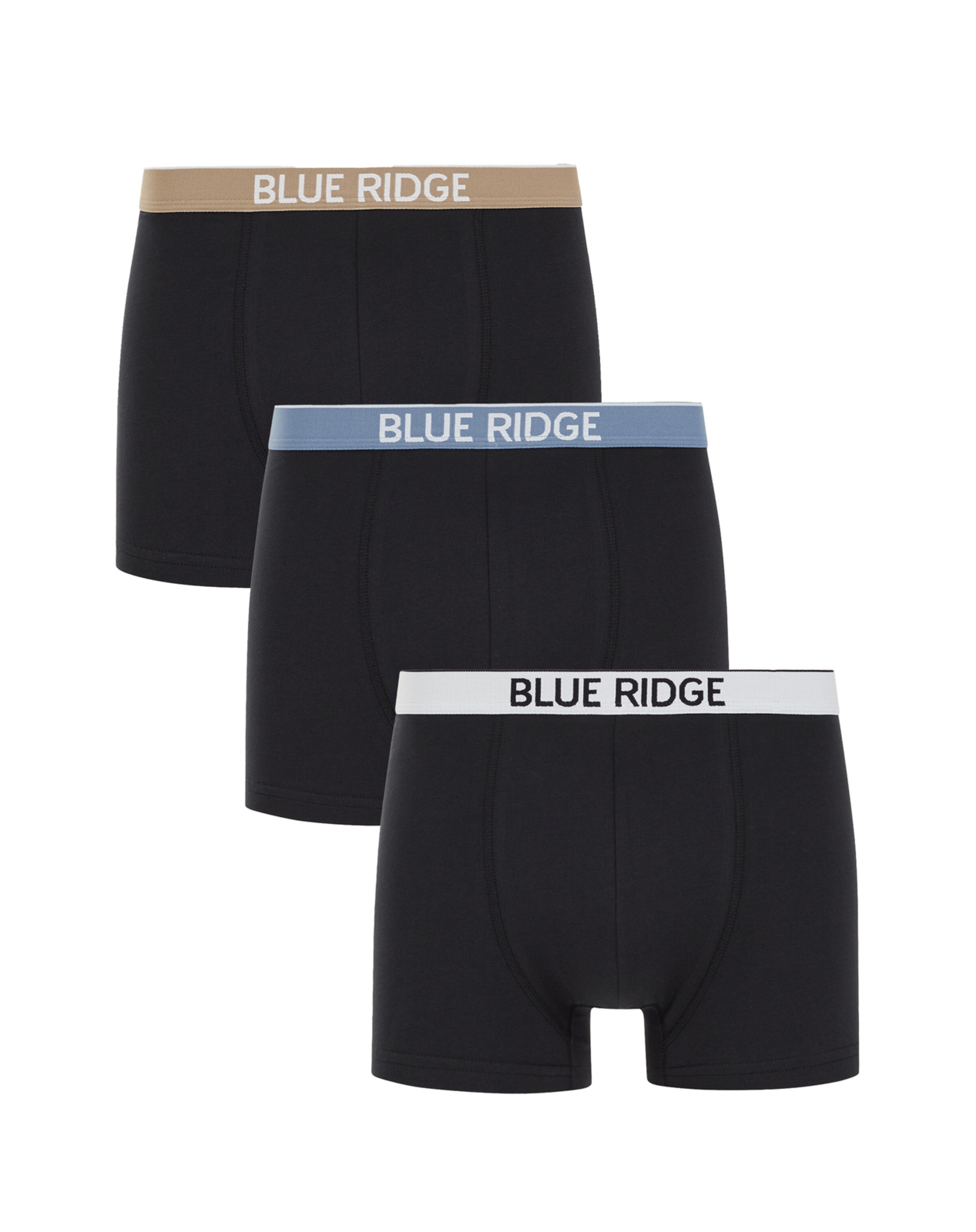 juoda WE Fashion Boxer trumpikės: priekis