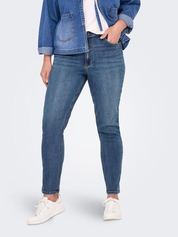 ONLY Carmakoma Skinny Jeans 'CARApril' i blå: forside