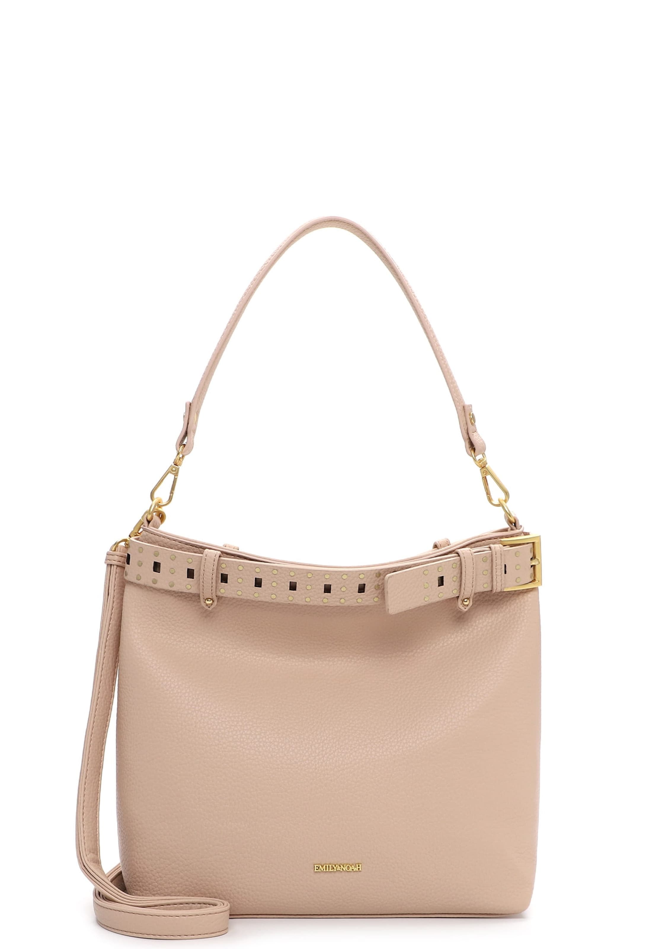 Borsa a spalla 'Justine' di Emily & Noah in rosso: frontale