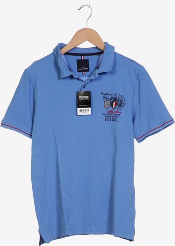 HECHTER PARIS Shirt in M-L in Blue: front