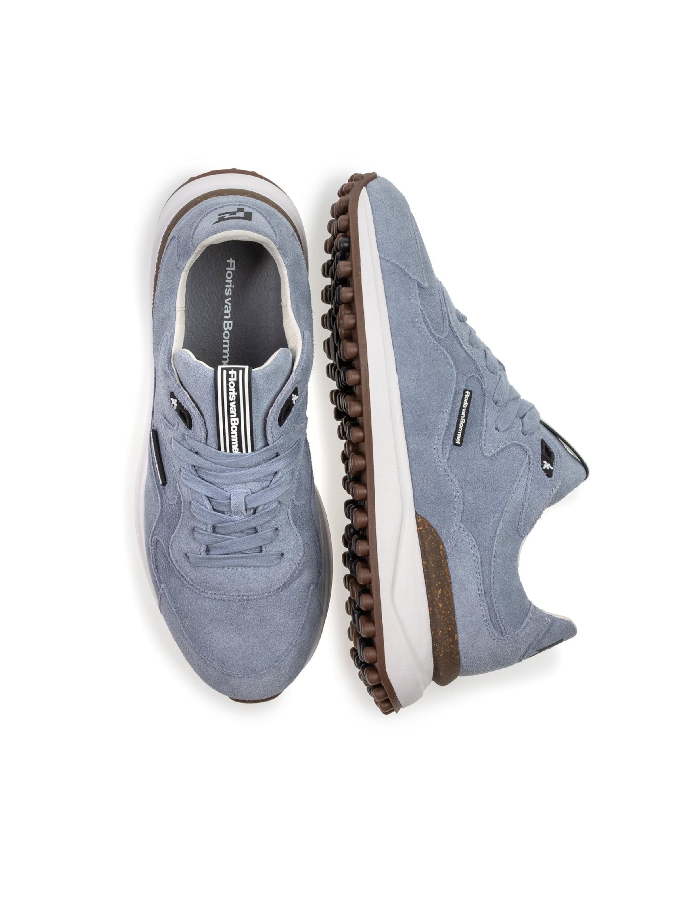 Floris van Bommel Sneakers laag 'Noppi 50' in Blauw