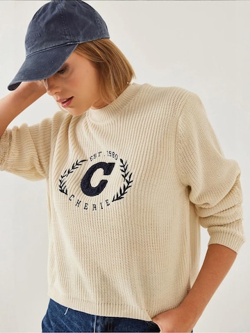 Pull-over 'Pullover' Bianco Lucci en beige