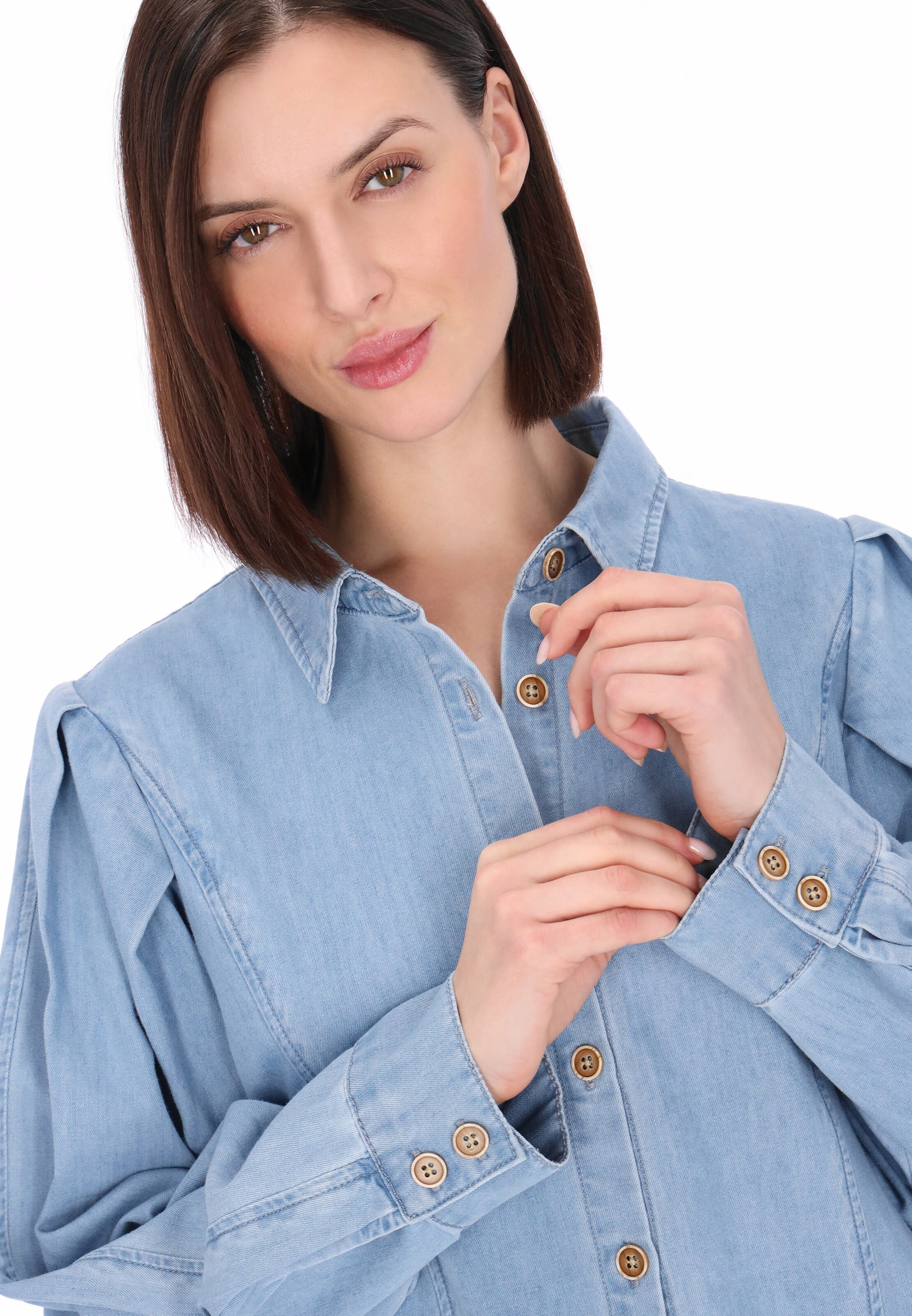 usha BLUE LABEL - Blusa em azul