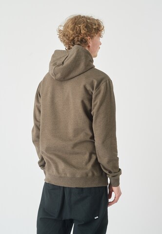 Cleptomanicx Sweatshirt 'Mowe' in Brown