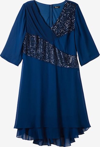 SHEEGO Evening Dress in Blue: front