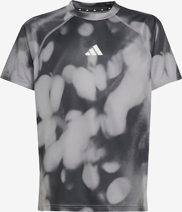ADIDAS SPORTSWEAR Functioneel shirt 'Training Tee With Allover' in Grijs: voorkant
