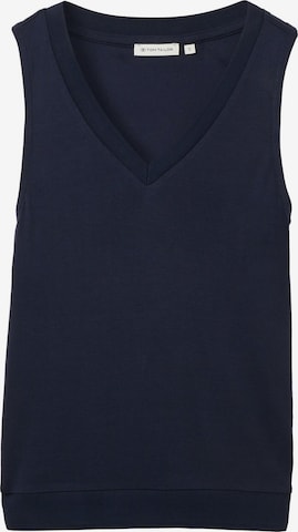 TOM TAILOR Knitted Top in Blue: front