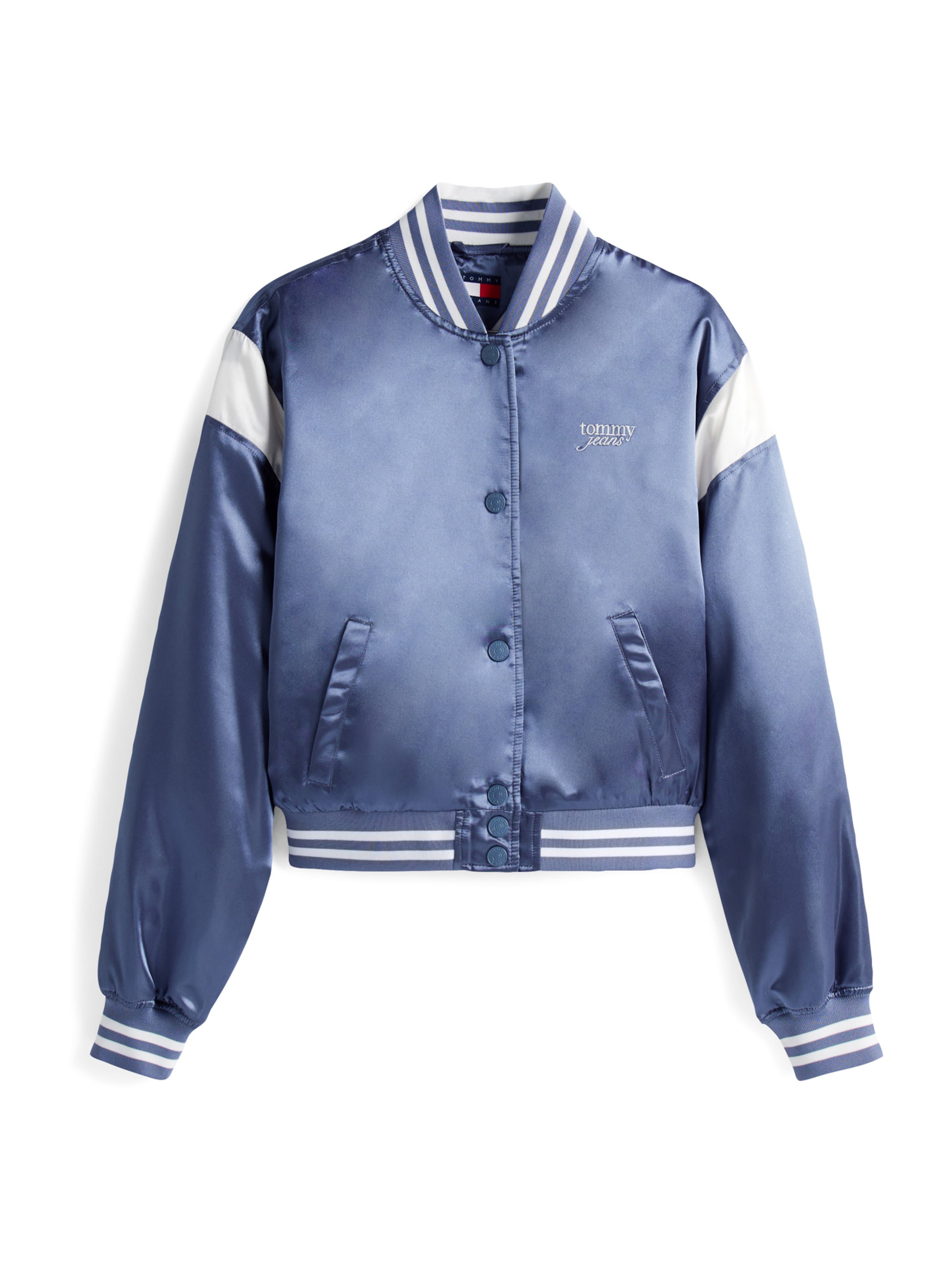 Tommy Jeans Kurtka przejściowa w kolorze niebieski: przód