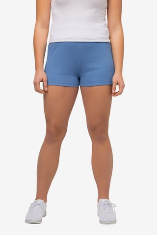 Ulla Popken Slimfit Shorts  (GOTS) in Blau