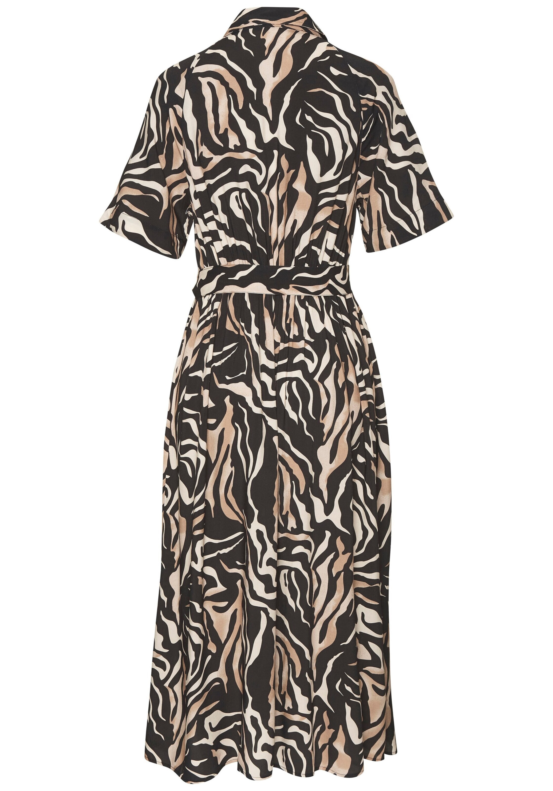 VIVANCE Shirt dress in Brown