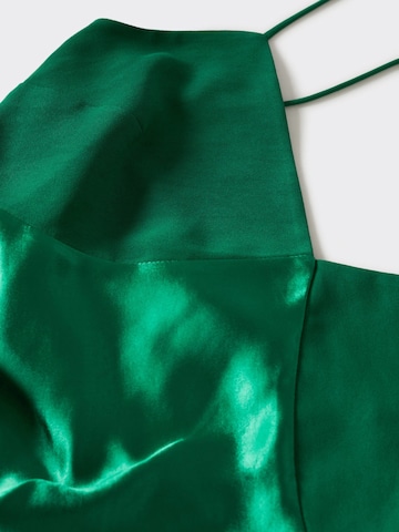 MANGO Společenské šaty 'Lost' – zelená