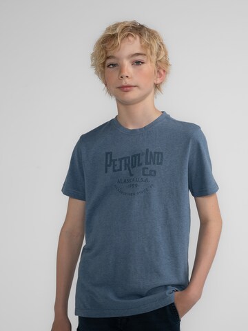 Petrol Industries T-Shirt 'Akna' in Blau: Vorderseite