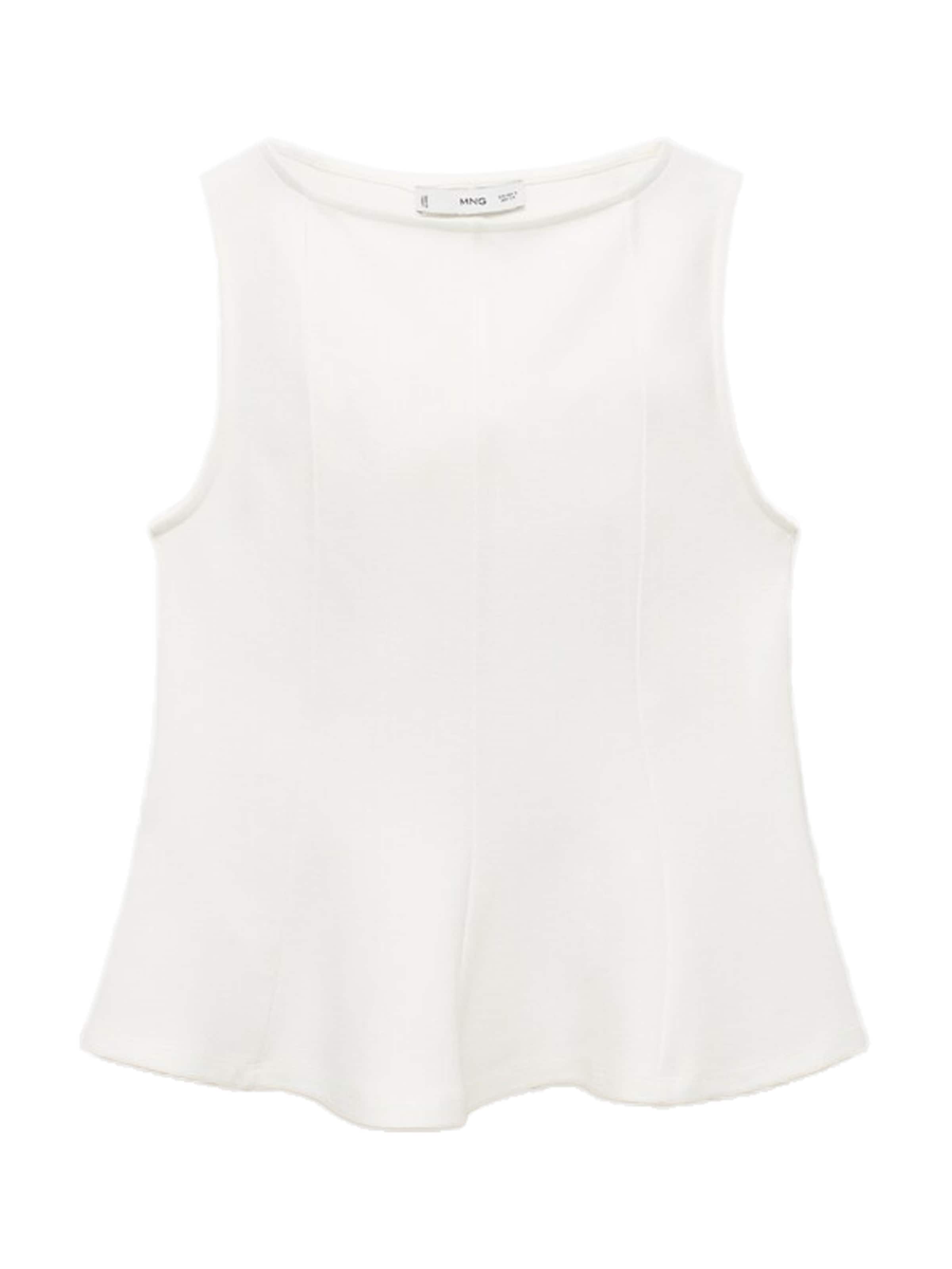 MANGO Topp 'COQUI' i vit: framsida