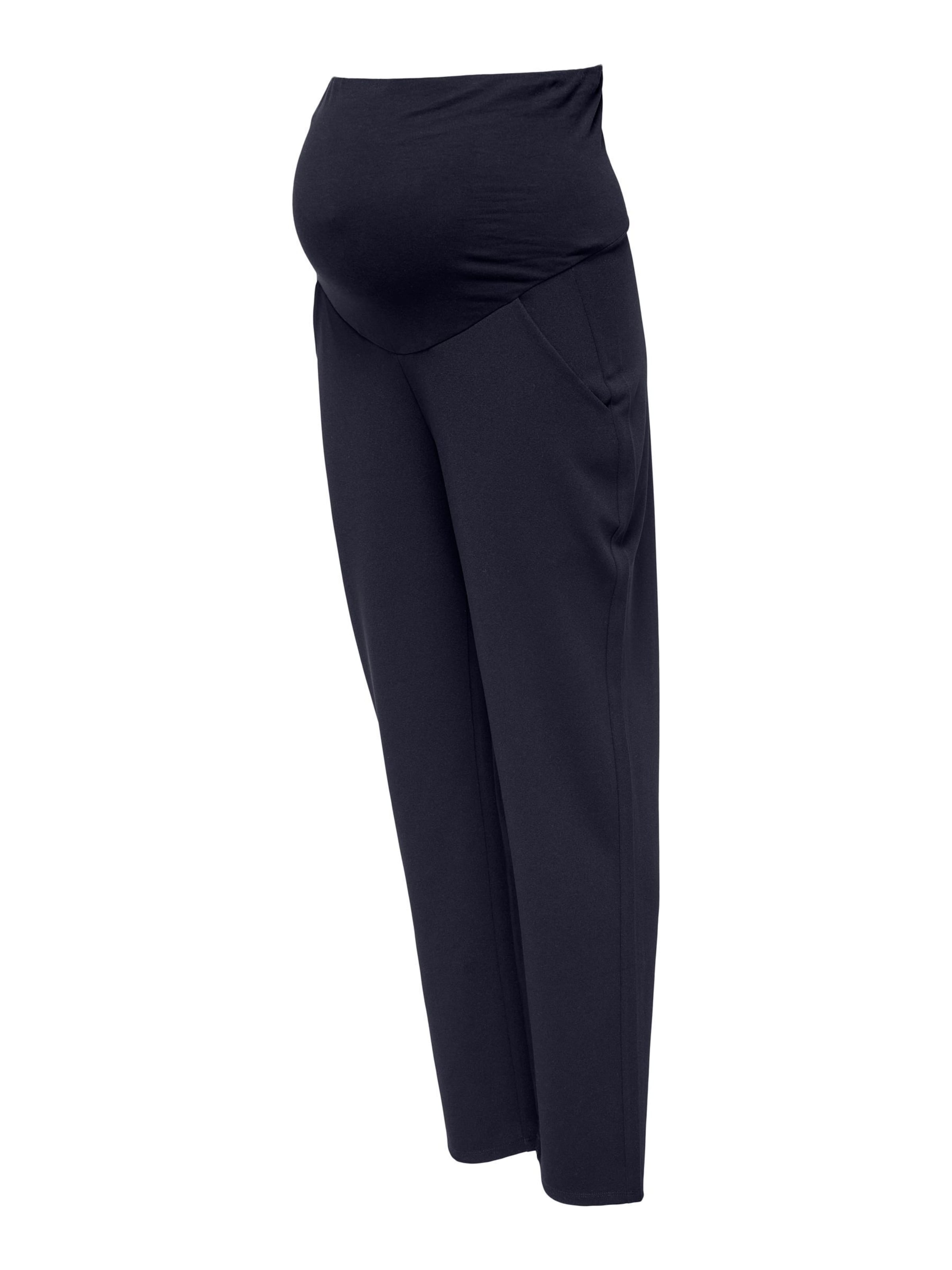 Only Maternity - Pierna ancha Pantalón en azul