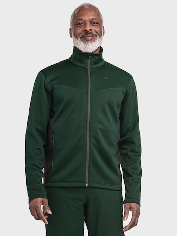 Veste en polaire fonctionnelle 'Pine' Schöffel en vert : devant