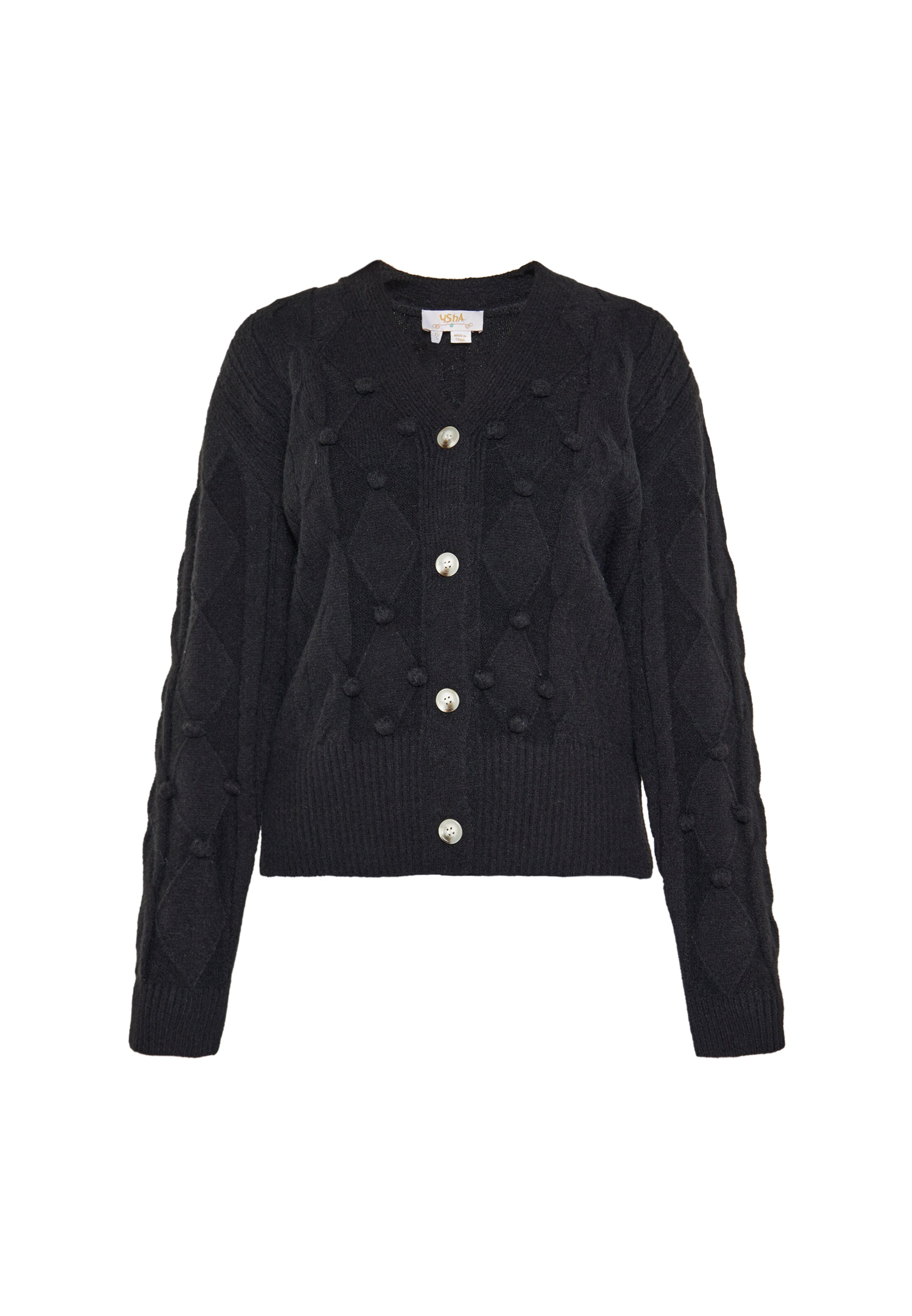 usha FESTIVAL Kardigan – černá: přední strana