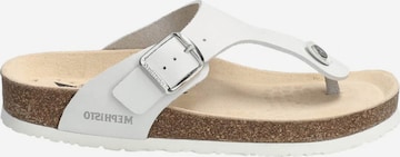 MEPHISTO T-Bar Sandals in White