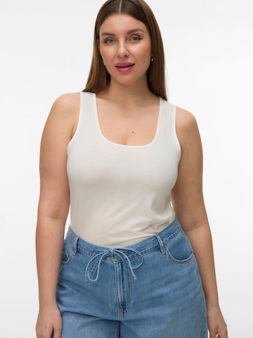 Vero Moda Curve Top in Wit: voorkant