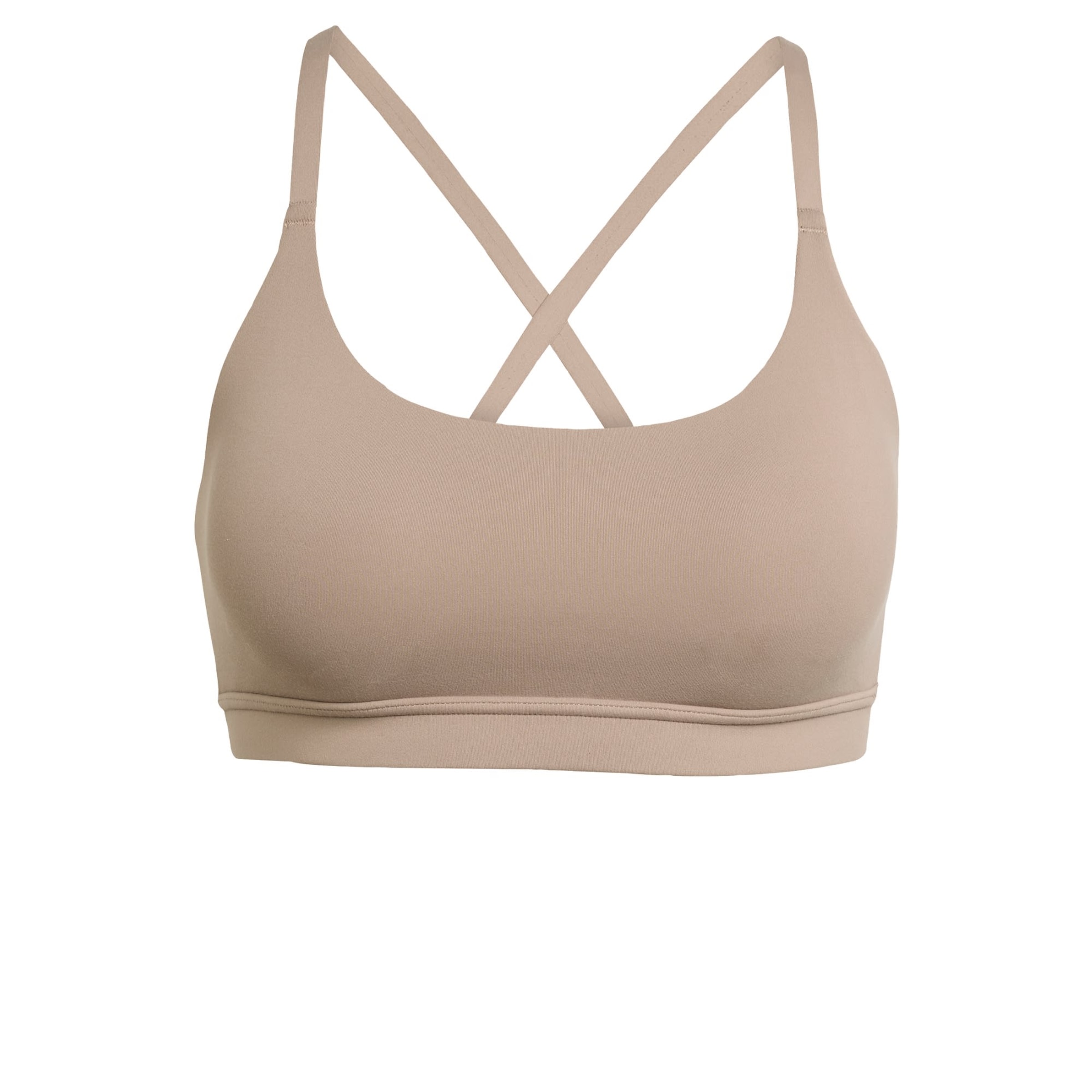 Bustier Soutien-gorge de sport 'All Me' ADIDAS PERFORMANCE en marron : devant