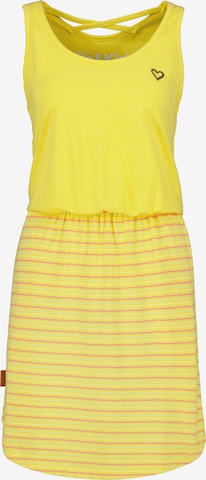 Robe d’été 'RosalieAK' Alife and Kickin en jaune : devant