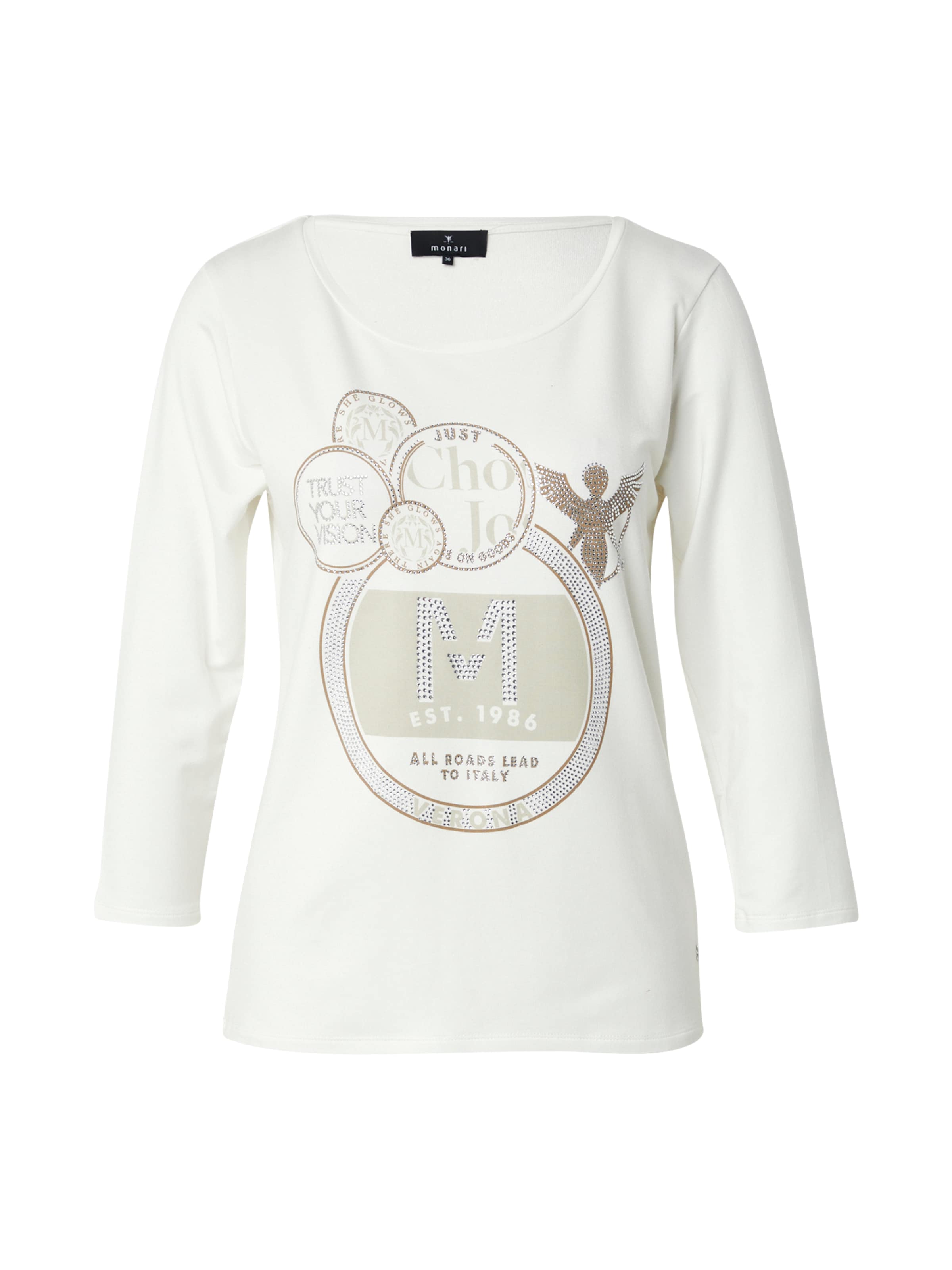 monari Tričko – bílá: přední strana