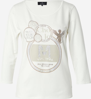 balta monari Marškinėliai: priekis