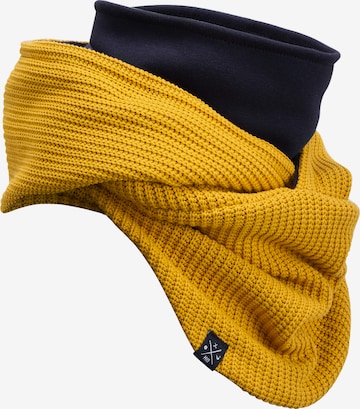 Manufaktur13 Scarf 'Hooded Loop' in Yellow: front