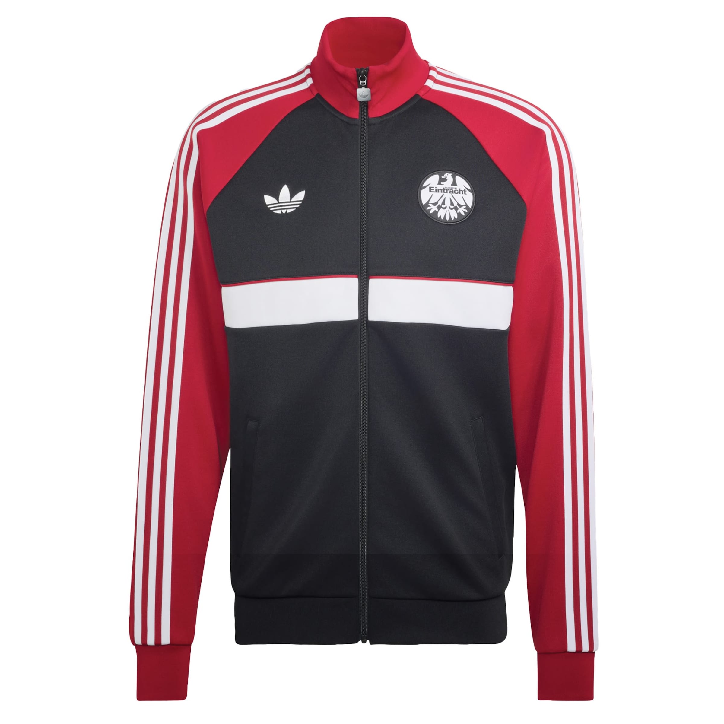 ADIDAS PERFORMANCE Trainingsjack 'Eintracht Frankfurt FC' in XS-S in de kleur Grenadine / Zwart / Wit, Productweergave