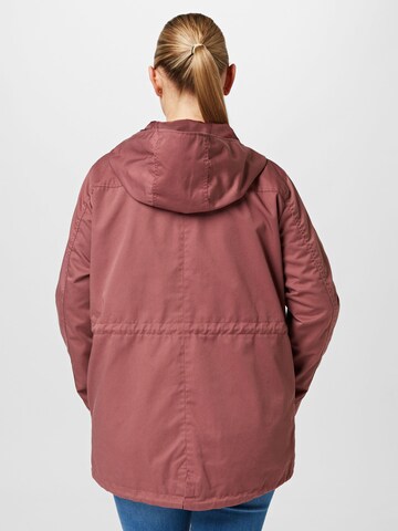 ONLY Curve Prehodna jakna 'LORCA' | roza barva