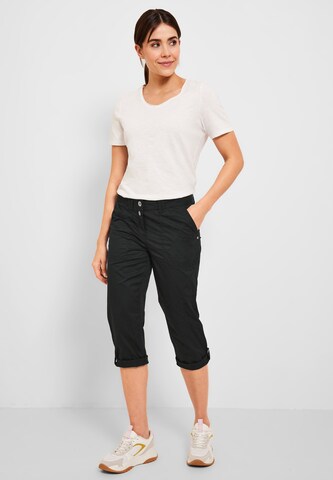 CECIL Regular Trousers in Black