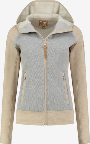 MGO Gebreid vest 'Clara ' in Beige: voorkant