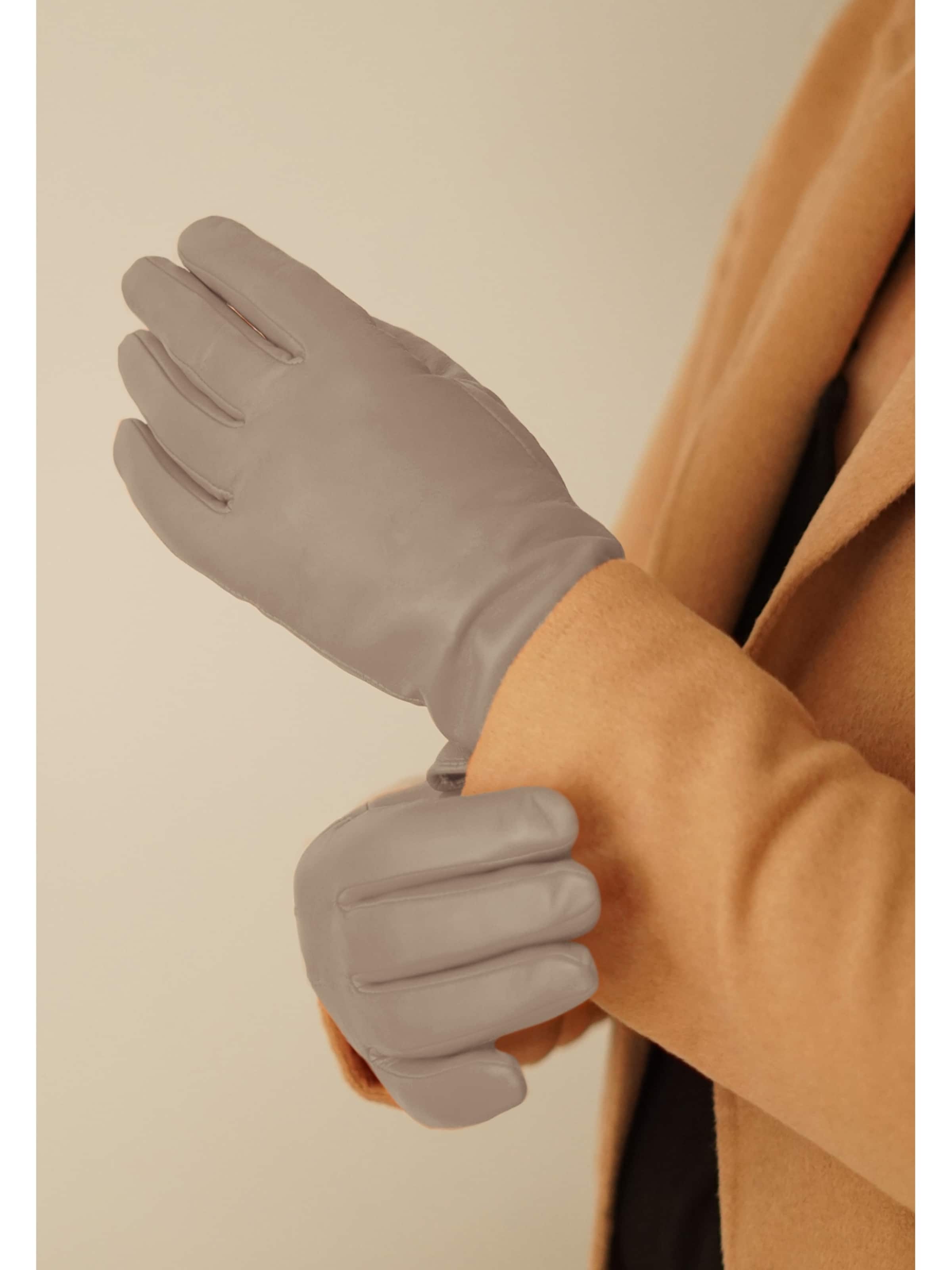KESSLER Full Finger Gloves 'KEIRA' in Grey