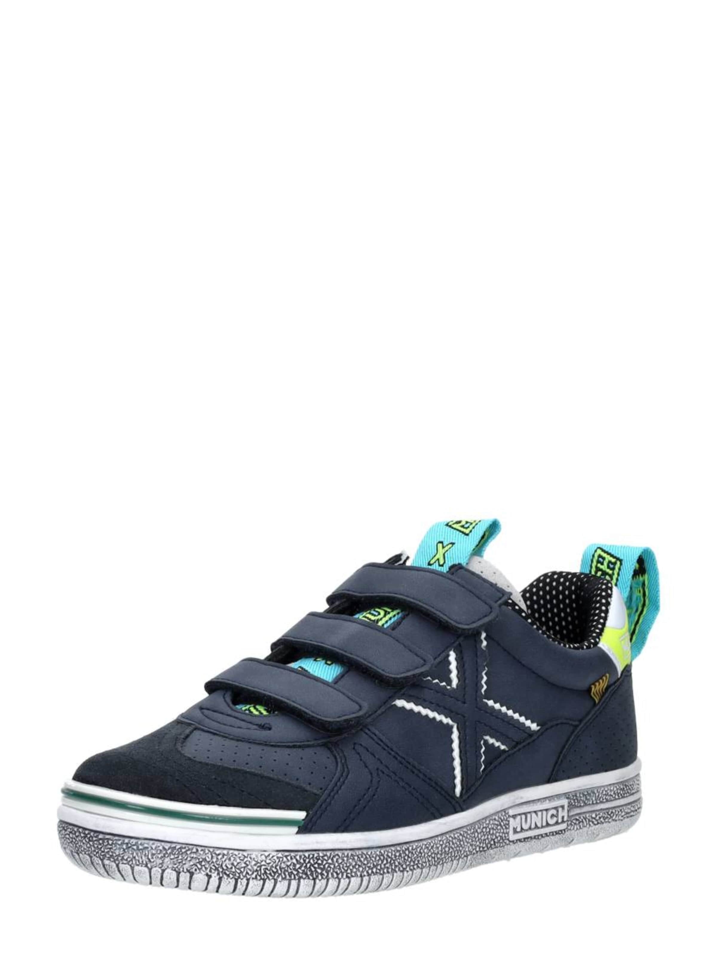 MUNICH Sneakers 'Klittenband Laag' in Blauw