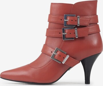 BRONX Ankle Boots ' New-Jaywalk ' in Red: front