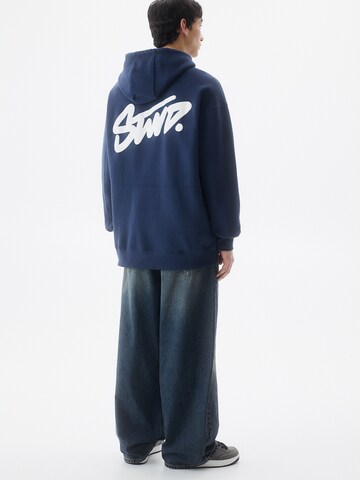 Pull&Bear Bluzka sportowa w kolorze niebieski
