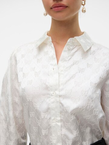 VERO MODA Bluse 'VMViga' in Weiß